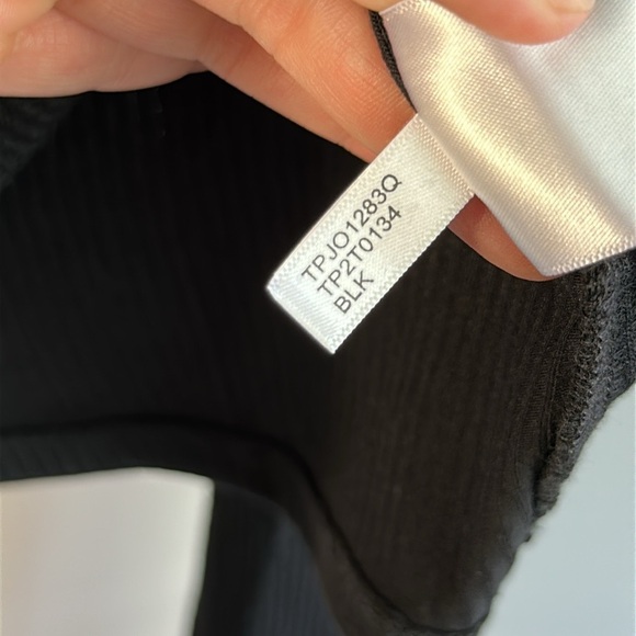 NWT Womens Tommy Hilfiger Sport Waffle Knit Faux Wrap Top Size Large Long Sleeve - Picture 7 of 11